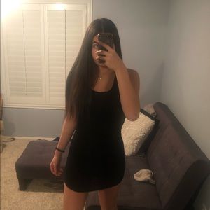 Black tank top dress